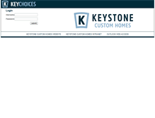 Tablet Screenshot of choose.keystonecustomhome.com